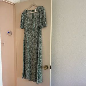 H&M floral midi dress